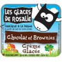 Glace Chocolat & brownies - les glaces de rosalie - 500ml