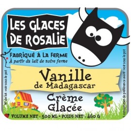 Crème glacée vanille de Madagascar - les glaces de rosalie